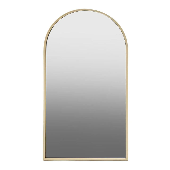 Terenzo Large Gold Finish Metal Wall Mirror #NJ Home Interiors#