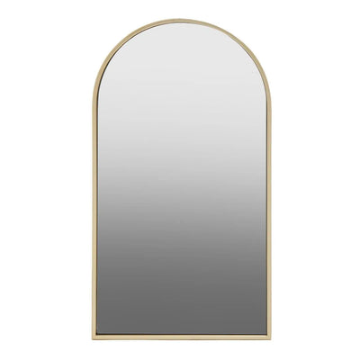 Terenzo Large Gold Finish Metal Wall Mirror #NJ Home Interiors#