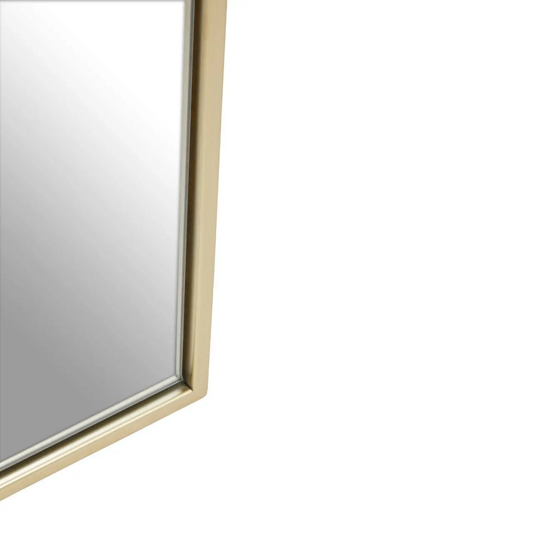 Terenzo Large Gold Finish Metal Wall Mirror #NJ Home Interiors#