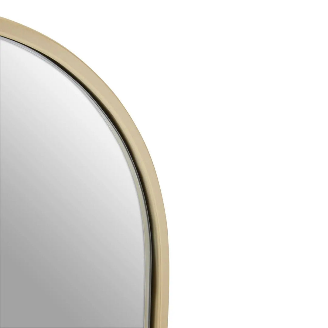 Terenzo Large Gold Finish Metal Wall Mirror #NJ Home Interiors#