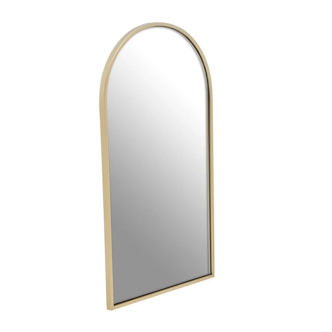 Terenzo Large Gold Finish Metal Wall Mirror #NJ Home Interiors#