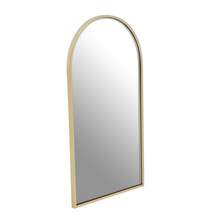Terenzo Large Gold Finish Metal Wall Mirror #NJ Home Interiors#