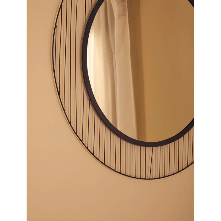 Terenzo Linear Lines Frame Wall Mirror #NJ Home Interiors#