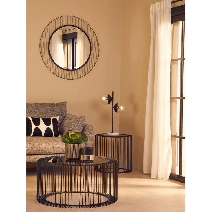 Terenzo Linear Lines Frame Wall Mirror #NJ Home Interiors#