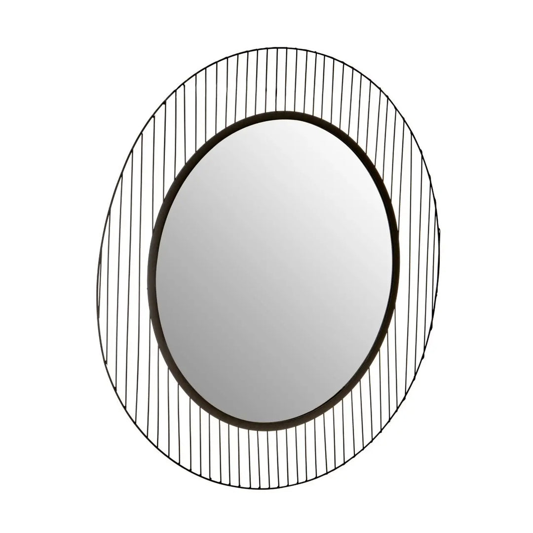 Terenzo Linear Lines Frame Wall Mirror #NJ Home Interiors#
