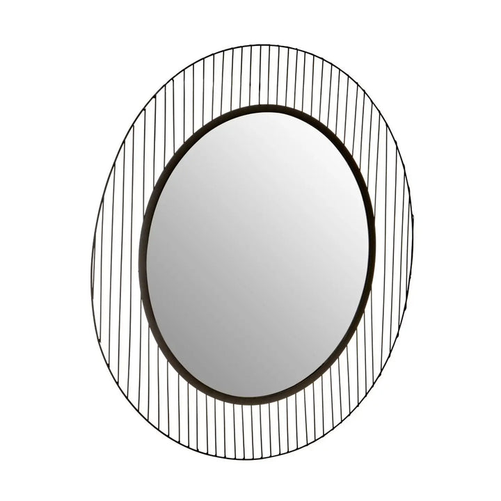 Terenzo Linear Lines Frame Wall Mirror #NJ Home Interiors#