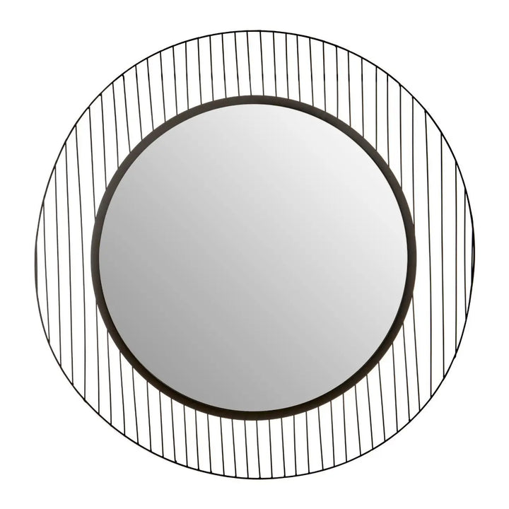 Terenzo Linear Lines Frame Wall Mirror #NJ Home Interiors#