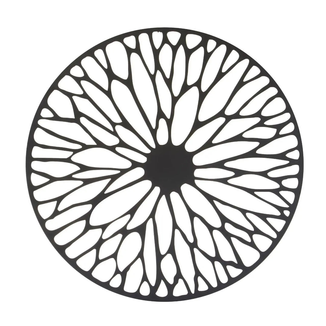 Terenzo Medium Black Floral Design Wall Art #NJ Home Interiors#