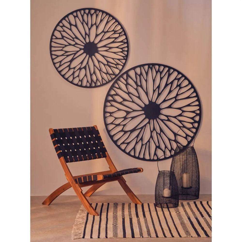 Terenzo Medium Black Floral Design Wall Art #NJ Home Interiors#