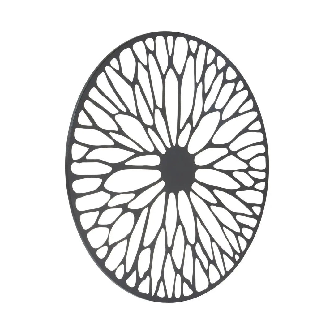 Terenzo Medium Black Floral Design Wall Art #NJ Home Interiors#