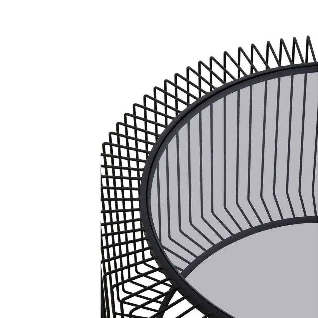 Terenzo Round Coffee Table with Glass Top #NJ Home Interiors#