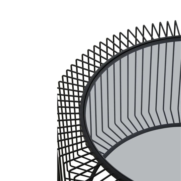 Terenzo Round Coffee Table with Glass Top #NJ Home Interiors#