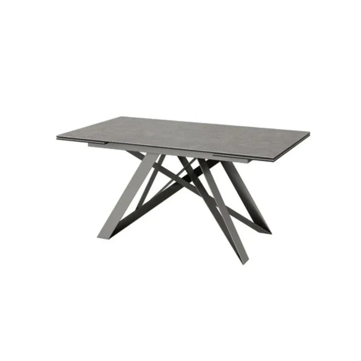 Velara 160 - 240cm Slate Grey Ceramic Pull - out Extending Dining Table #NJ Home Interiors#