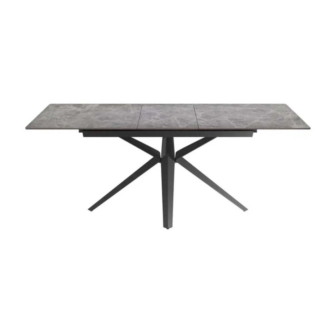 Vitello 160 - 200cm Grey Ceramic Pull - out Extending Dining Table #NJ Home Interiors#
