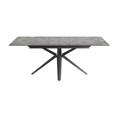 Vitello 160 - 200cm Grey Ceramic Pull - out Extending Dining Table #NJ Home Interiors#