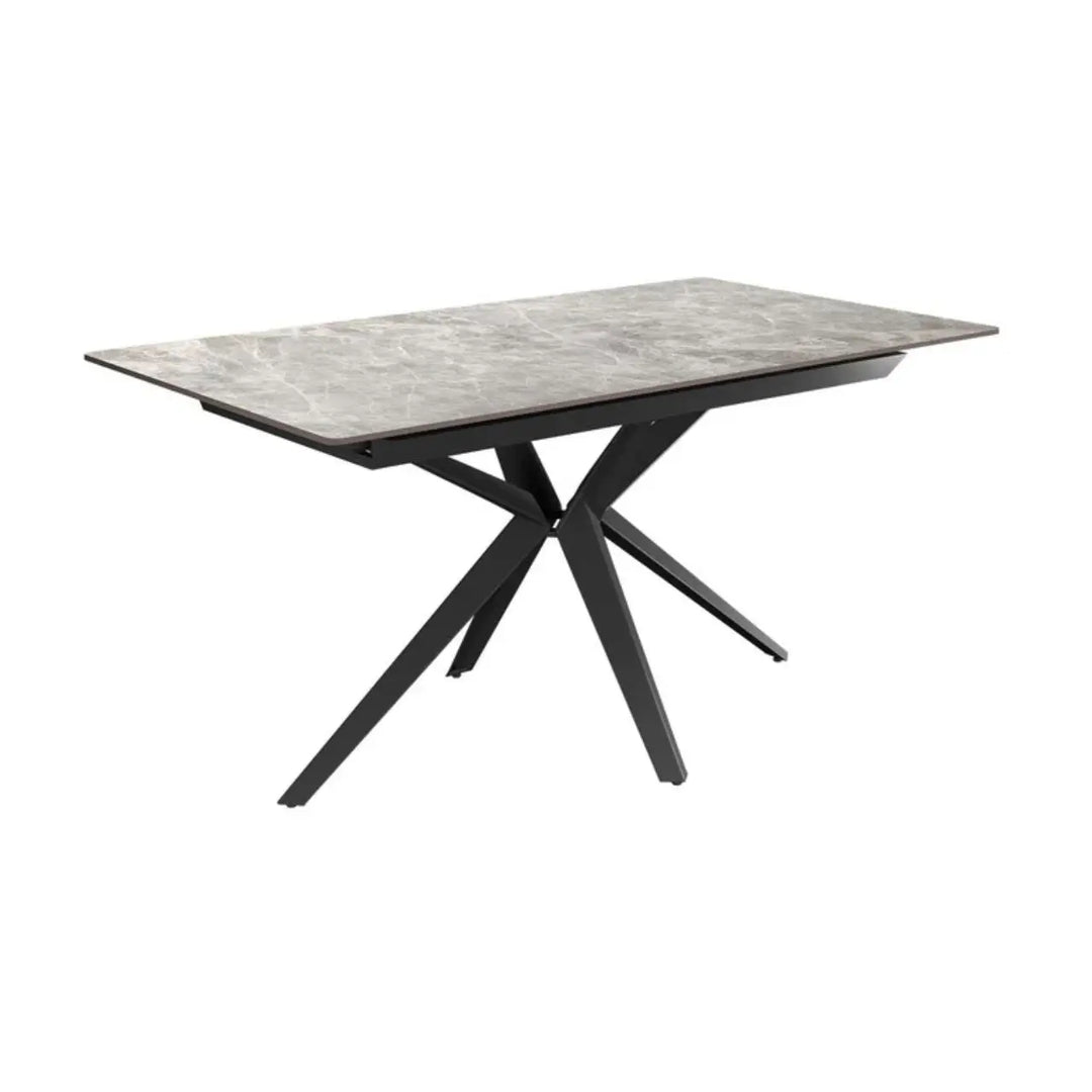 Vitello 160 - 200cm Grey Ceramic Pull - out Extending Dining Table #NJ Home Interiors#