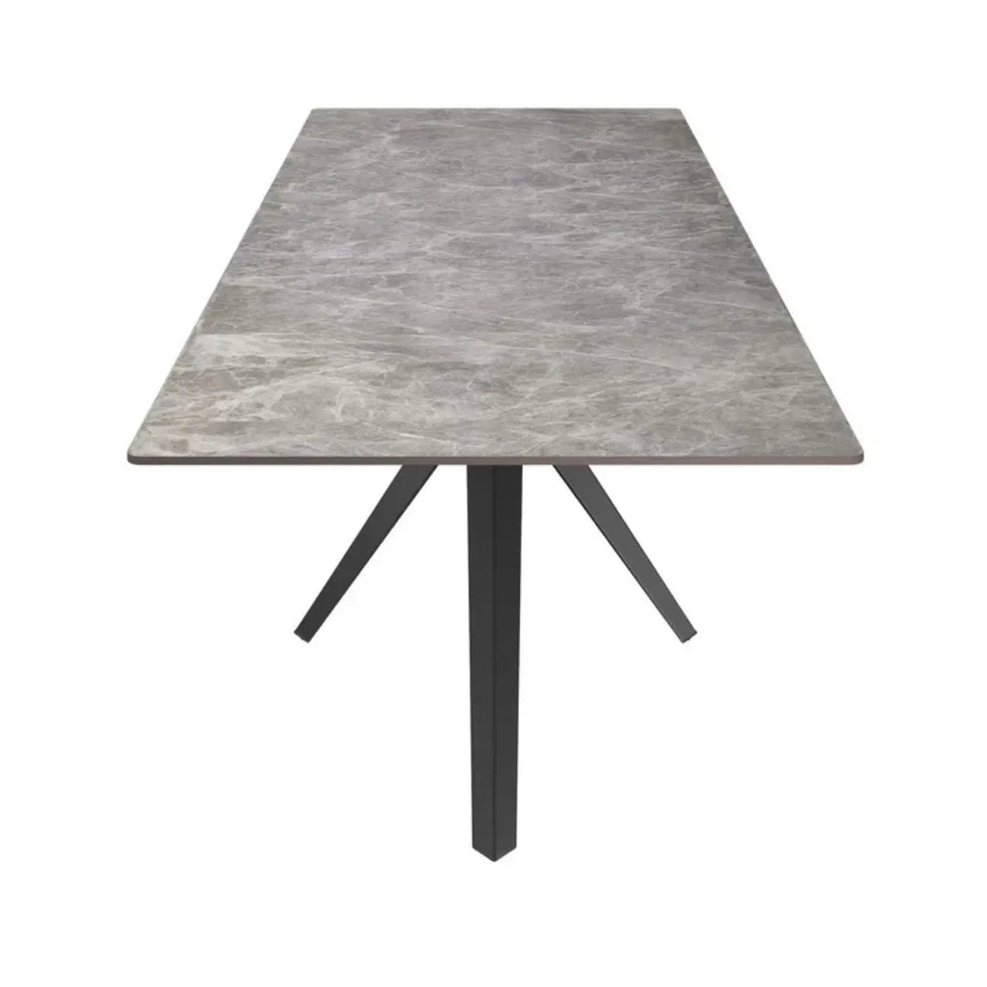 Vitello 160 - 200cm Grey Ceramic Pull - out Extending Dining Table #NJ Home Interiors#