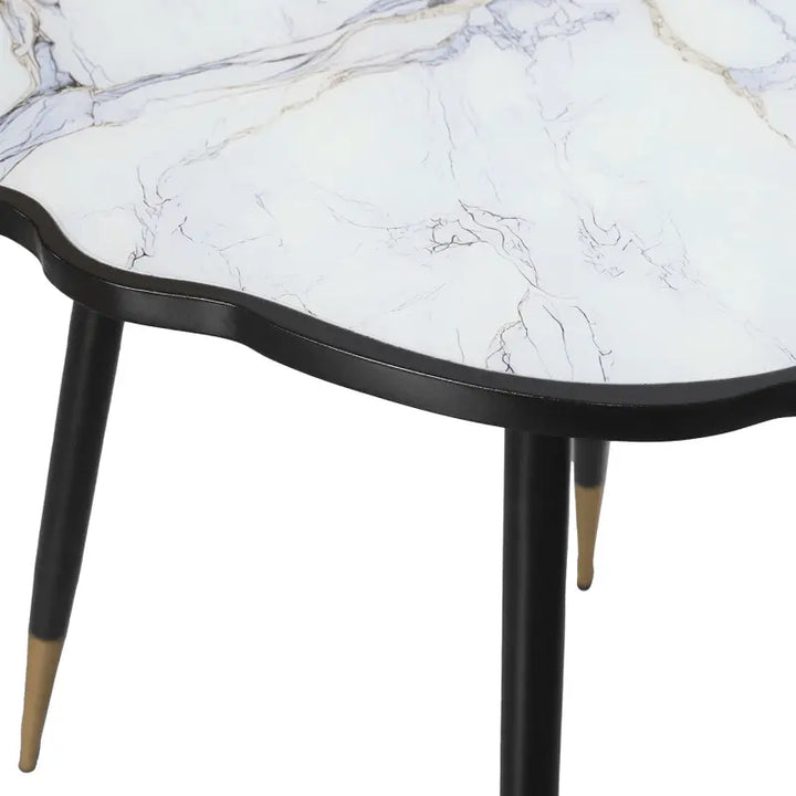 White and Grey End Table #NJ Home Interiors#