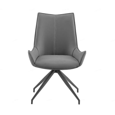 Zen Dining Chair in Grey PU Giatalia