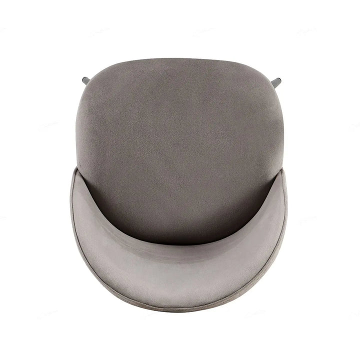 Zina Grey Velvet Dining Chair – Modern Luxury Accent Seating Giatalia