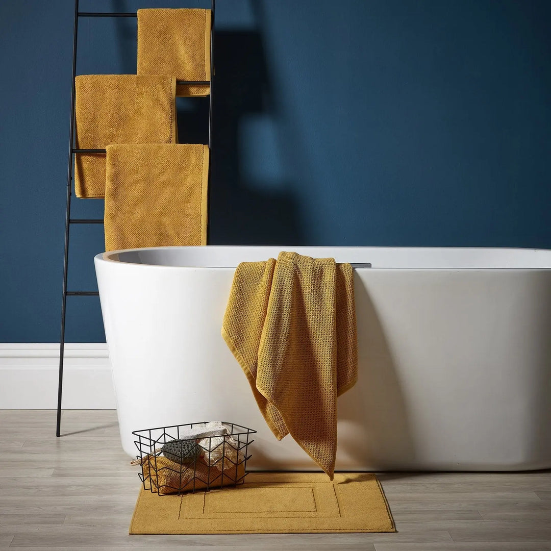 Christy Brixton Bath Sheet - Saffron 90 x 150 cm - LUX-HOM