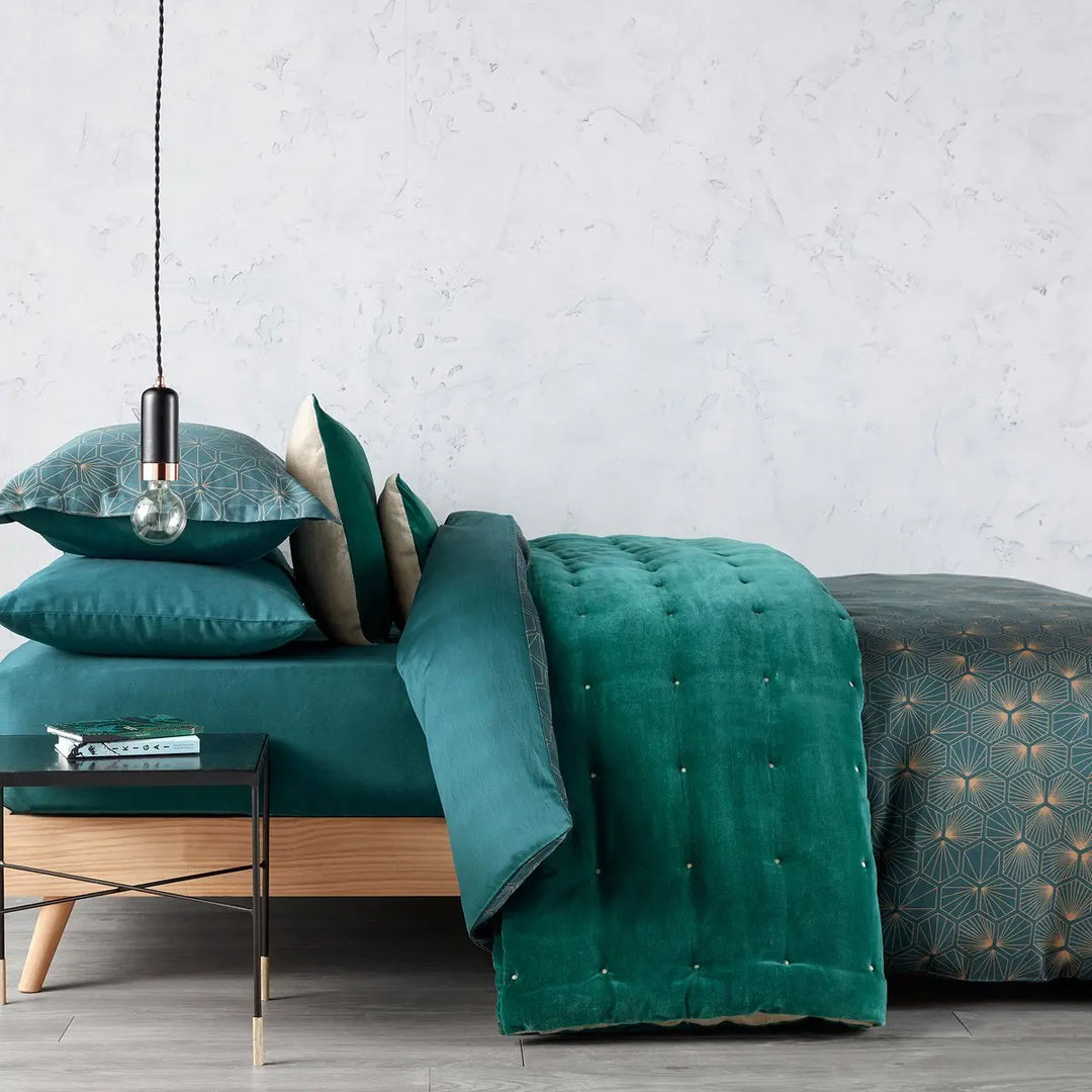 Christy Jaipur Throw Peacock 140x200cm - LUX-HOM