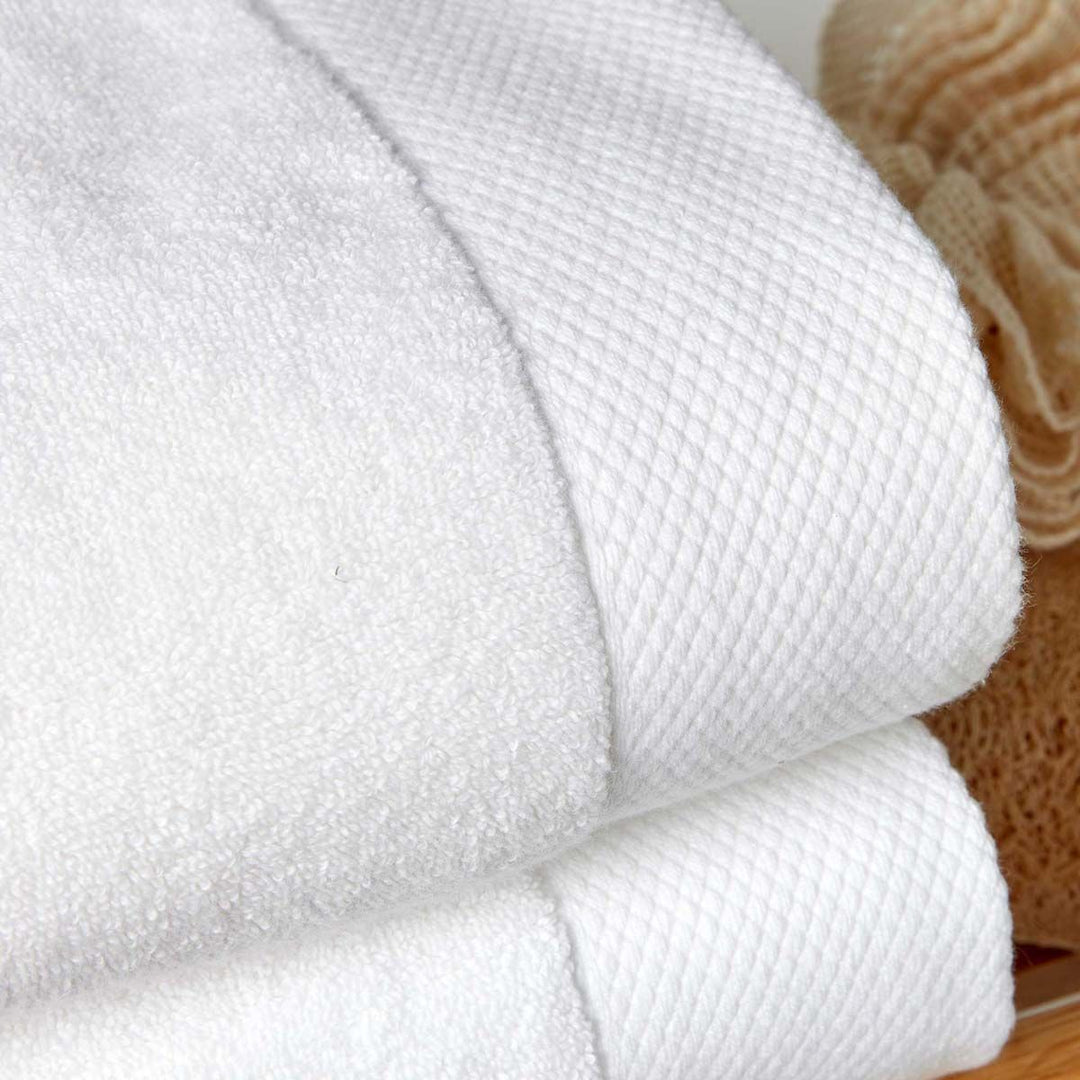 Christy Luxe Hand Towel White NJ Home Interiors