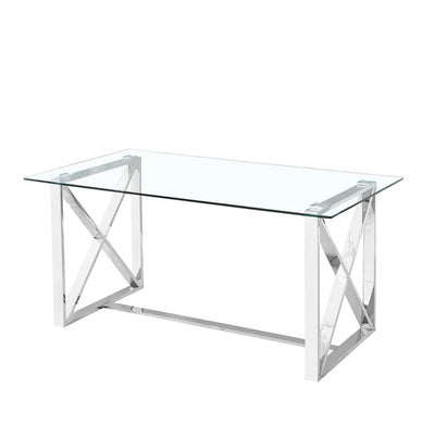Denver Dining Table Chrome - LUX-HOM