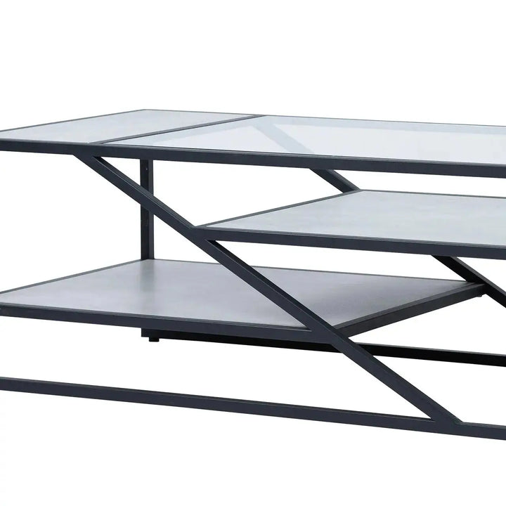 Ibarra Black and Grey Coffee Table - LUX-HOM