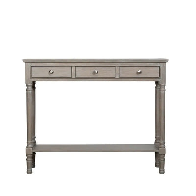 Lina Home Deltar Taupe 3 Drawer Console Table Medium #NJ Home Interiors#