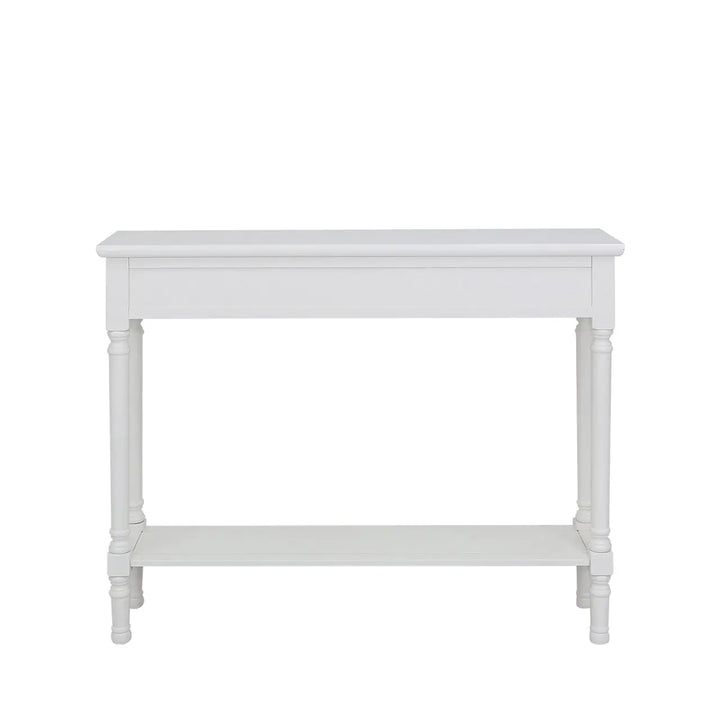 Lina Home Deltar White 3 Drawer Console Table Medium #NJ Home Interiors#
