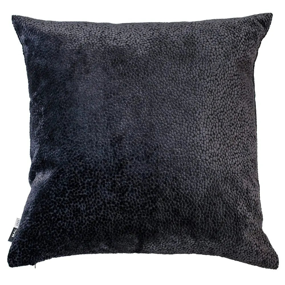 Malini Bingham Cushion Black 56x56cm - LUX-HOM
