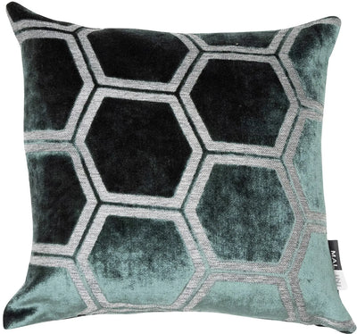 Malini Ivor Pinegreen Cushion - LUX-HOM