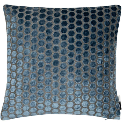 Malini Large Jorvik Blue Cushion 56x56cm - LUX-HOM