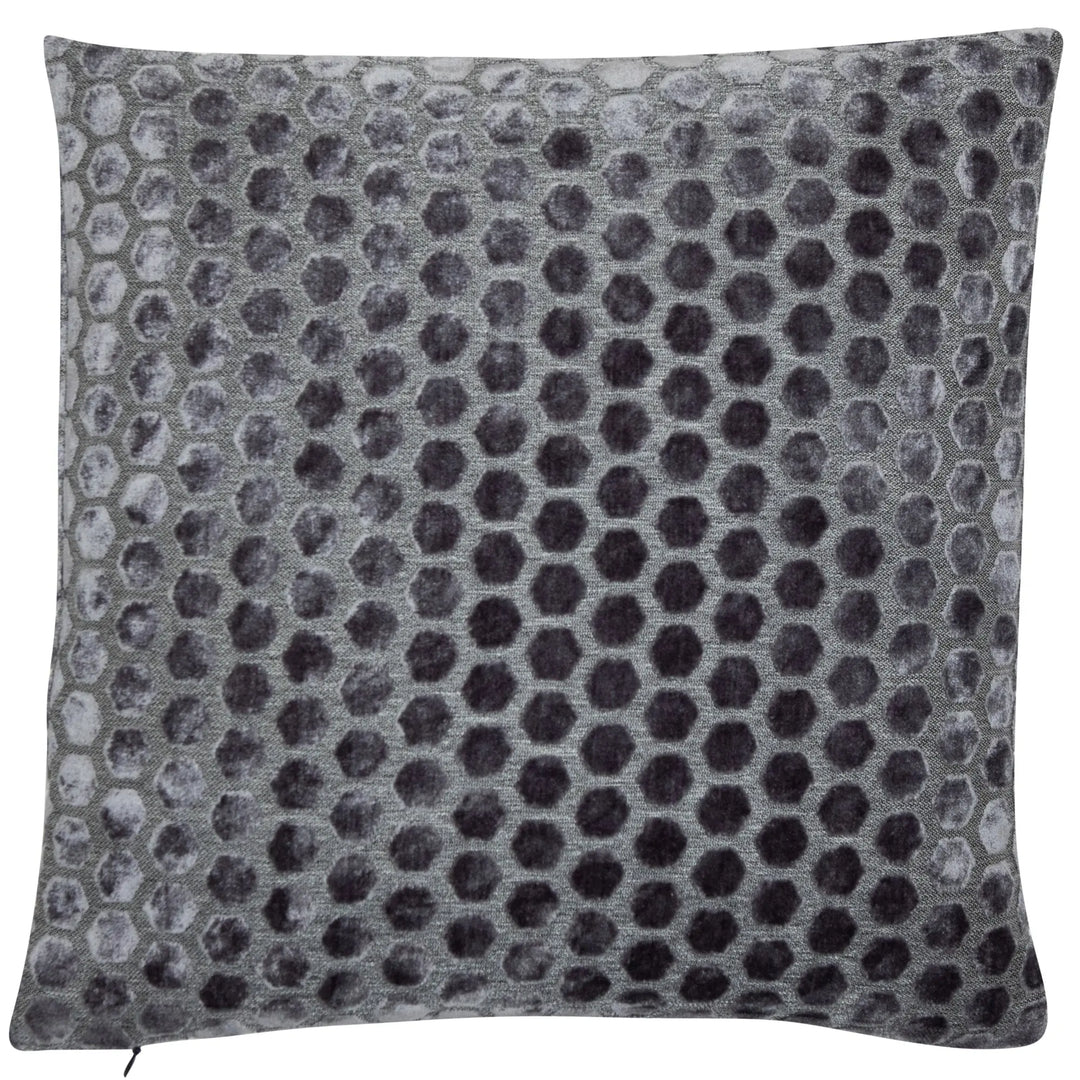 Malini Large Jorvik Slate Cushion 56x56cm - LUX-HOM