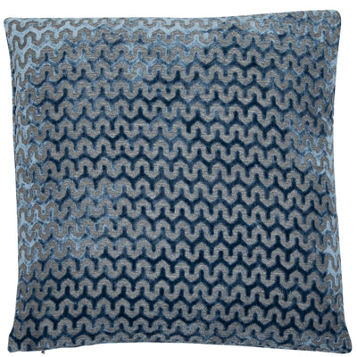 Malini Large Oslo Blue Cushion - LUX-HOM