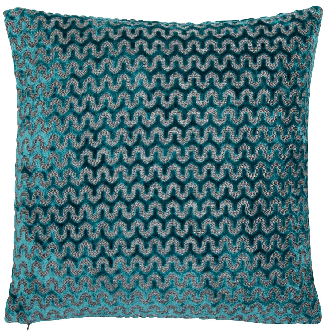 Malini Large Oslo Teal Cushion - LUX-HOM
