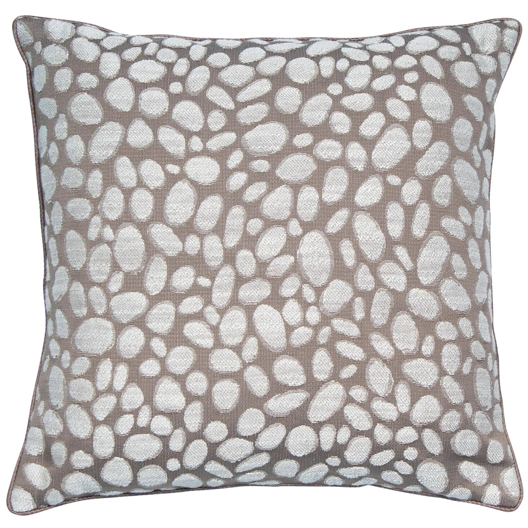 Malini Large Pebbles Taupe Cushion - LUX-HOM