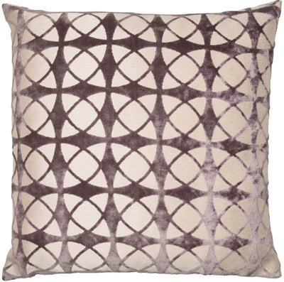Malini Large Spiral Grey Cushion - LUX-HOM