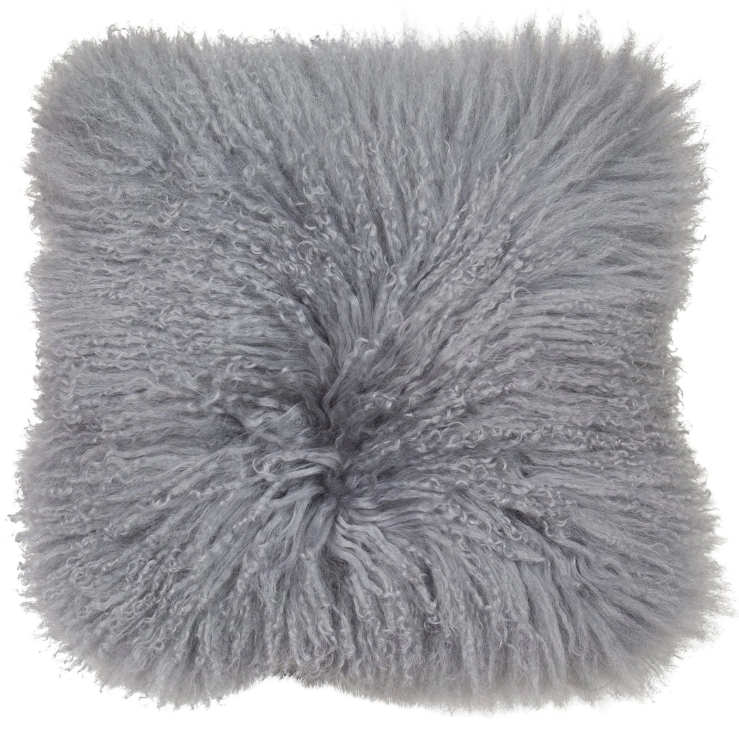Malini Mongolian Grey Cushion - LUX-HOM