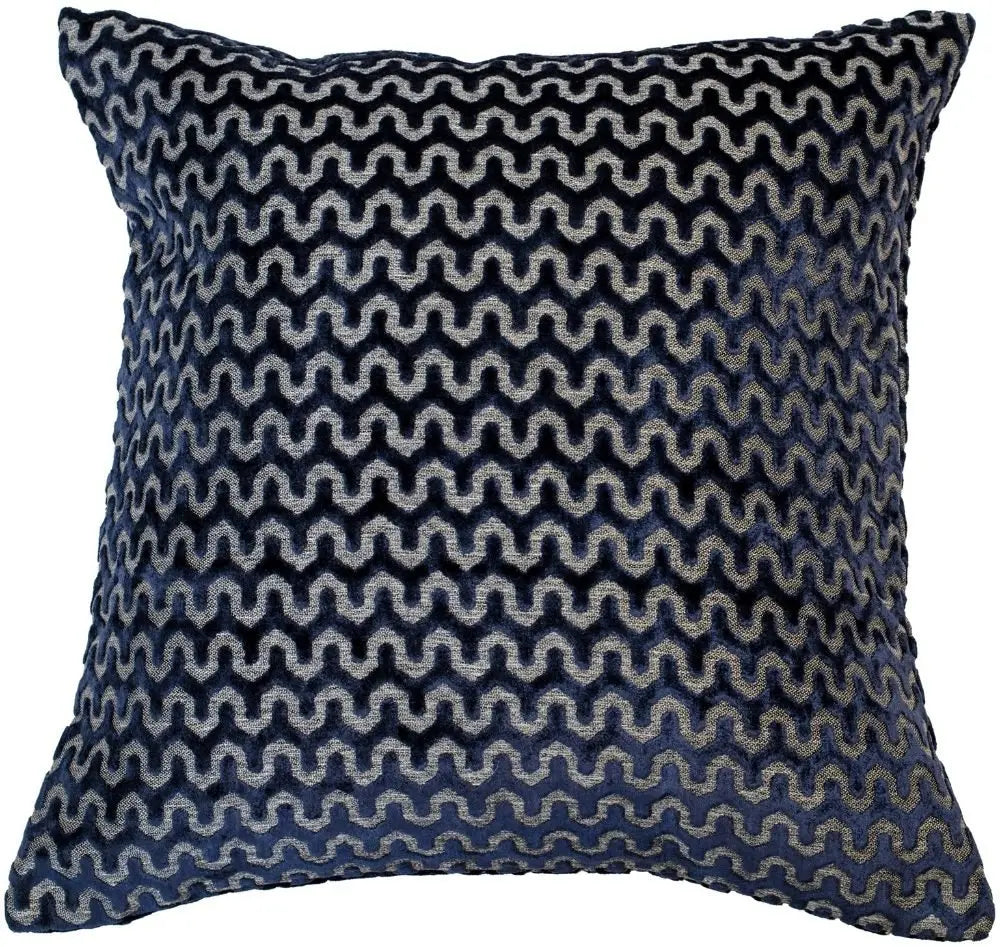 Malini Oslo Cushion Navy 56x56cm - LUX-HOM