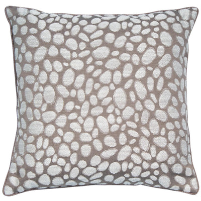 Malini Pebbles Taupe Cushion - LUX-HOM